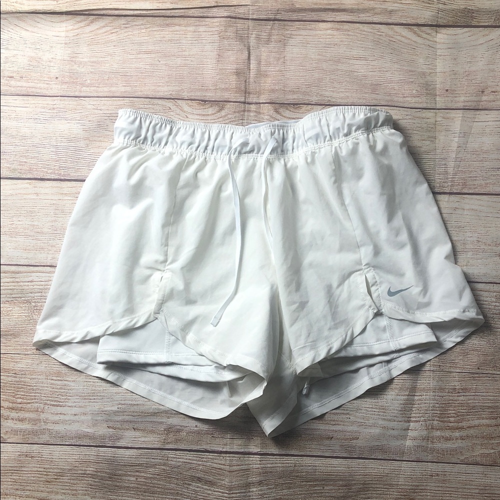 Nike Women's Athletic White Shorts